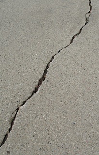 cracked concrete Huntsville, AL