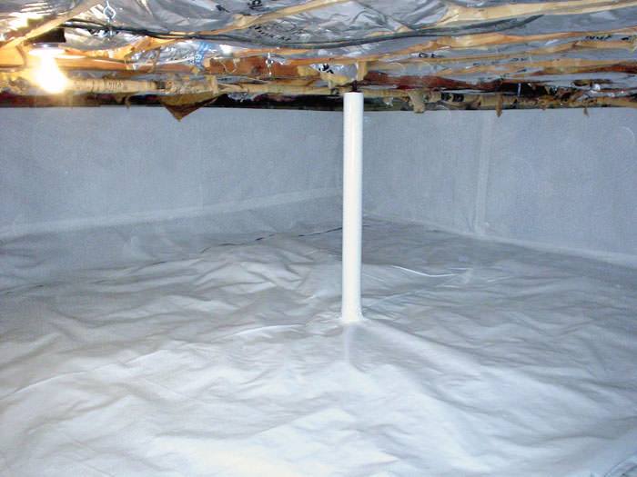 vapor barrier, crawl space